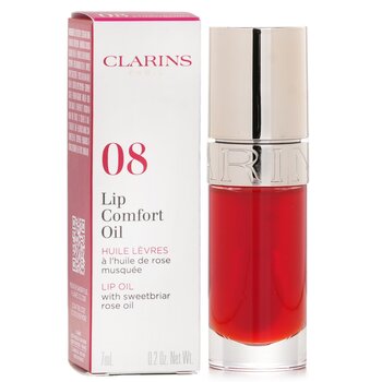 Clarins - Lip Comfort Oil - # 08 Strawberry Image 1