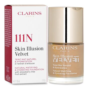 Clarins - Skin Illusion Velvet Natural Matifying & Hydrating Foundation - # 111N Image 1