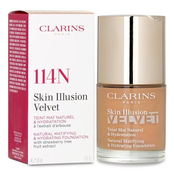 Clarins - Skin Illusion Velvet Natural Matifying & Hydrating Foundation - # 114N Image 1