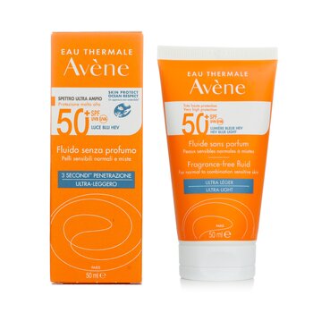 Avene - Very High Protection Fragrance-Free Fluid SPF50+ - For Normal to Combination Sensitive Skin Image 1