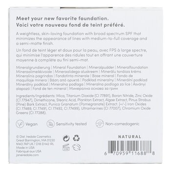 Jane Iredale - PurePressed Base Mineral Foundation Refill SPF 20 - Natural Image 2