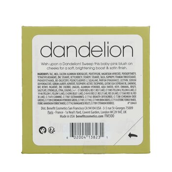 Benefit - Dandelion Baby Pink Brightening Blush Image 2