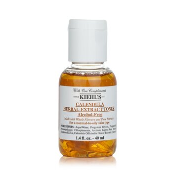 Calendula Herbal Extract Alcohol-Free Toner - For Normal to Oily Skin Types (40ml/1.4oz) 