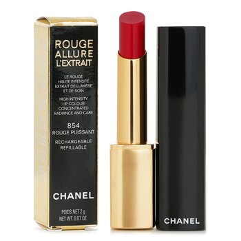 Chanel - Rouge Allure Lextrait Lipstick - # 854 Rouge Puissant Image 1