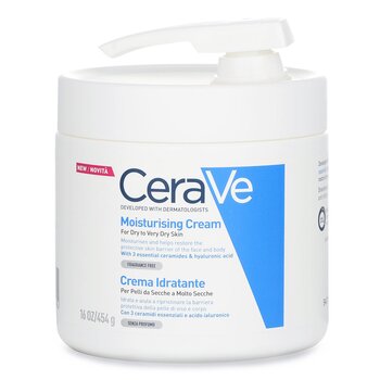 Moisturising Cream For Dry to Very Dry Skin (With Pump) (454g/16oz) 