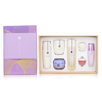 Special Edition Luxury Kiri Set: The Camellia Cleansing Oil, The Rice Polish, The Essence, The Dewy Skin Cream, The Silk Peony, The Kissu Lip Mask, The Liquid Silk Canvas (5pcs) 