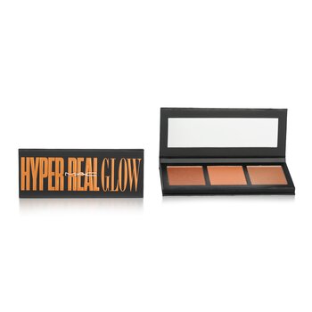 MAC - Hyper Real Glow Palette (3x Glow Palette) - # Shimmy Peach,Paradise,Glow Baby Glow Image 1