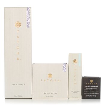 Tatcha - Essence Bundle: The Essence Plumping Skin Softener 150ml + The Silk Cream 50ml + Water Cream 5ml + Texture Tonic 25ml Image 2