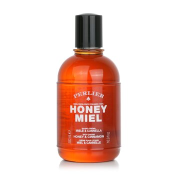 Honey Miel Honey & Cinnamon Bath Cream (500ml/16.9oz) 