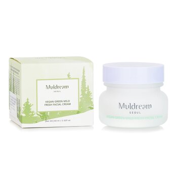 Muldream - Vegan Green Mild Fresh Facial Cream Image 1