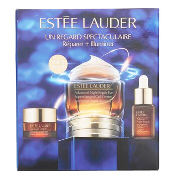 Estee Lauder - Major Eye Impact Trio Repair + Brighten Skincare Set: ANR Eye Supercharged Gel Cream (15ml + 5ml) + Repair Serum 7ml Image 2