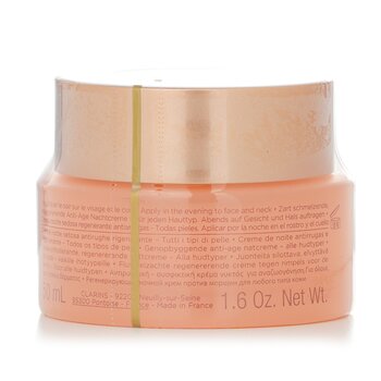 Clarins - Extra Firming Nuit Wrinkle Control, Regenerating Night Silky Cream (All Skin Type) Image 2