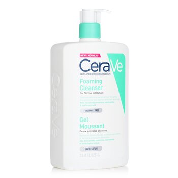 CeraVe - Foaming Cleanser For Normal to Oily Skin (With Pump) Image 1