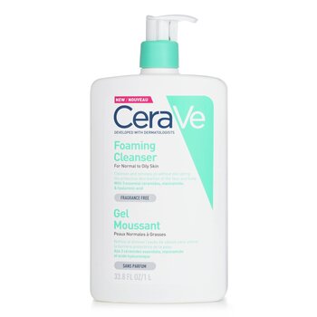 Foaming Cleanser For Normal to Oily Skin (With Pump) (1000ml/33.8oz) 
