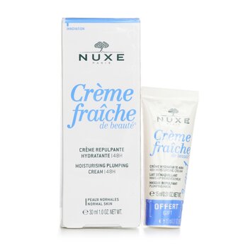 Creme Fraiche De Beaute 48HR Moisturising Plumping Cream Gift Set (For Normal Skin) (30ml+15ml) 