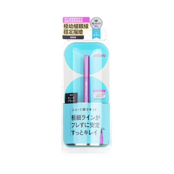 Dejavu - Lasting Fine E Short Brush Liquid Eyeliner - #1 Deep Black Image 1