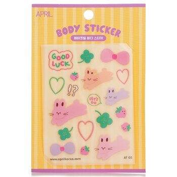 April Korea April Body Sticker - # AT 03 1pc