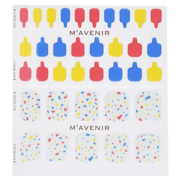 Mavenir - Nail Sticker (Assorted Colour) - # Sprinkle Cereal Pedi Image 1