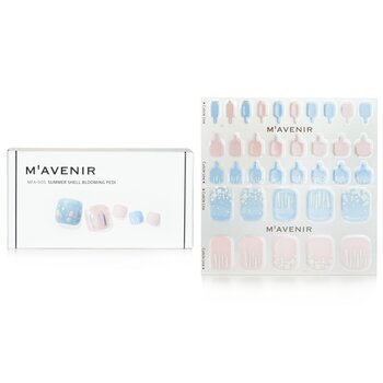 Nail Sticker (Assorted Colour) - # Summer Shell Blooming (32pcs) 