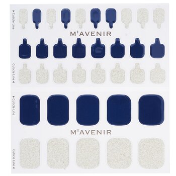 Mavenir - Nail Sticker (Blue) - # Navy Gold Topaz Pedi Image 1