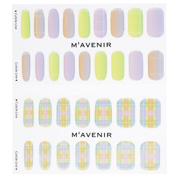 Mavenir - Nail Sticker (Patterned) - # Neon Crossline Nail Image 1