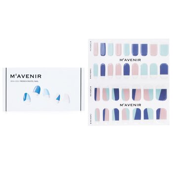 Nail Sticker (Assorted Colour) - # French Pastel Nail (32pcs) 