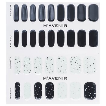 Mavenir - Nail Sticker (Black) - # Pebble In Black Nail Image 1