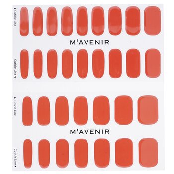 Mavenir - Nail Sticker (Red) - # Red Cocktail Nail Image 1