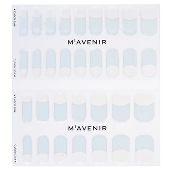 Mavenir - Nail Sticker (White) - # White Deep French Nail Image 1