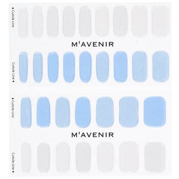 Mavenir - Nail Sticker (Blue) - # Aurora Babyblue Nail Image 1