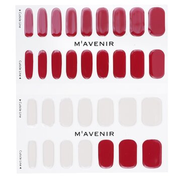 Mavenir - Nail Sticker (Red) - # Burgundy Day Nail Image 1