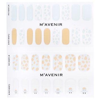 Mavenir - Nail Sticker (White) - # White Cow Nail Image 1