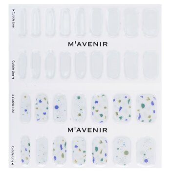 Mavenir - Nail Sticker (White) - # Violeta Blooming Nail Image 1