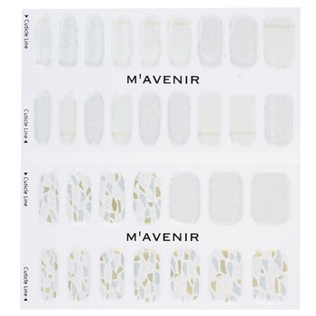 Mavenir - Nail Sticker (White) - # Silver Wedding Ring Nail Image 1