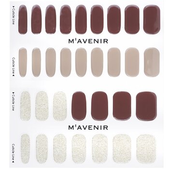 Mavenir - Nail Sticker (Assorted Colour) - # Brillante Sepia Nail Image 1