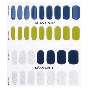 Mavenir - Nail Sticker (Blue) - # Brillante Forest Nignt Nail Image 1