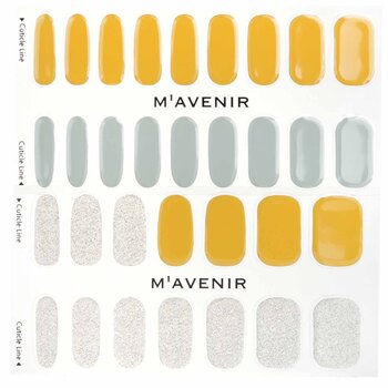 Mavenir - Nail Sticker (Yellow) - # Brillante Pumpkin Nail Image 1