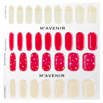 Mavenir - Nail Sticker (Red) - # Sweet Dream Wine Nail Image 1