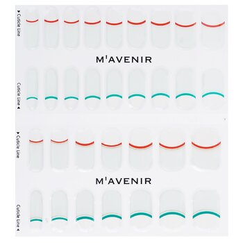 Mavenir - Nail Sticker (Patterned) - # Sporty French Nail Image 1