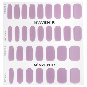 Mavenir - Nail Sticker (Purple) - # Redbean Matt Nail Image 1