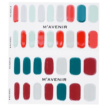 Mavenir - Nail Sticker (Assorted Colour) - # X-Mas In Botanic Garden Nail Image 1