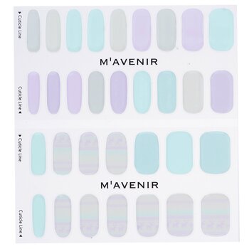 Mavenir - Nail Sticker (Assorted Colour) - # Pastel Deer Knit Nail Image 1