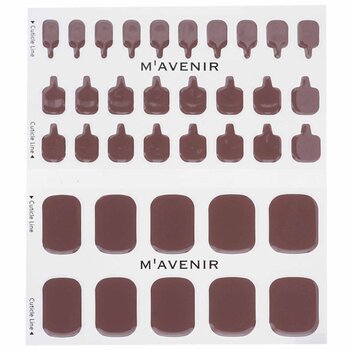 Mavenir - Nail Sticker (Brown) - # Cocoa Time Pedi Image 1