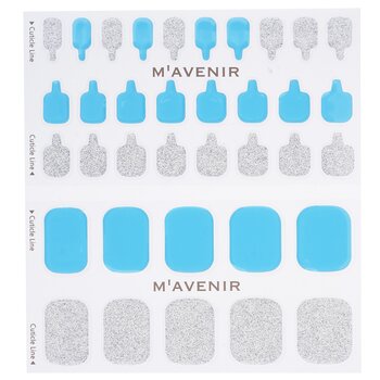 Mavenir - Nail Sticker (Assorted Colour) - # Dusty Blue Pedi Image 1