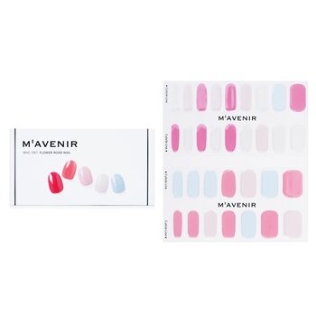 Nail Sticker (Assorted Colour) - # Flower Road Nail (32pcs) 