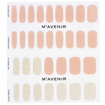 Mavenir - Nail Sticker (Pink) - # Gold Beach Nail Image 1