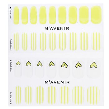 Mavenir - Nail Sticker (Yellow) - # Cheer Love Nail Image 1