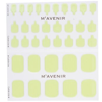 Mavenir - Nail Sticker (Yellow) - # Lemon Crumble Pedi Image 1