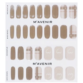 Mavenir - Nail Sticker (Brown) - # Brown Milk Tea Nail Image 1