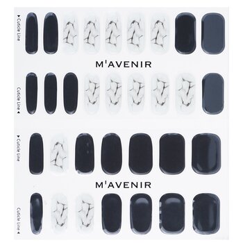 Mavenir - Nail Sticker (Black) - # Marble Nail Image 1